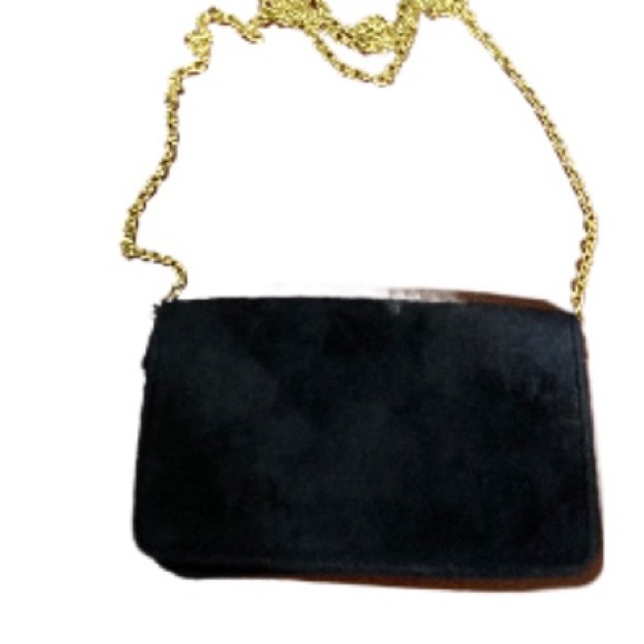 EUC Vintage Mini Faux Suede Crossbody Purse - Picture 2 of 5